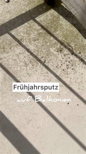 Grüne Ablagerungen 🌱 Balkon & Terasse