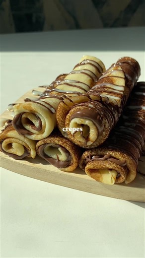 Easy Nutella Crepes Recipe 🍫🥞