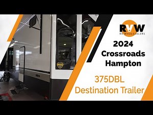 2024 Hampton 375DBL Destination Trailer Walk-Through