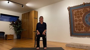 Seated practice - mindful movement to release tension in your back and shoulders.