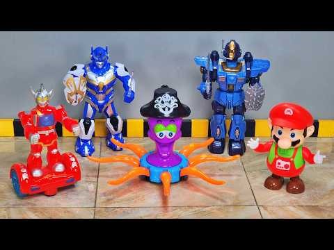 Unboxing Robot Warrior Berjalan, Robot Ultraman, Robot Joget, Robot Gurita Bajak Laut