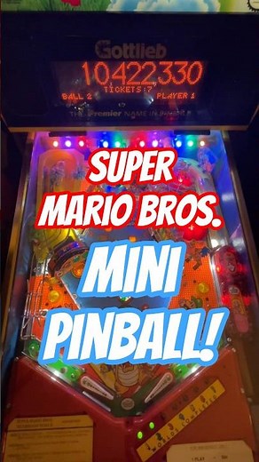 Super Mario Bros. Mushroom World Pinball Night!