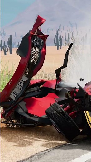 BeamNG Drive Cliff Drop | Car Falling Off the Cliff | Realistic Crash Test