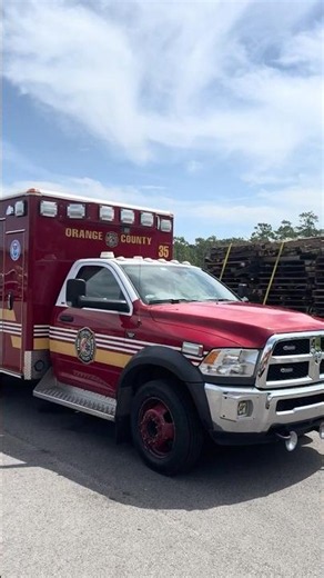 Orange County Fire Rescue, Rescue 35 at OCFRD Training Center!