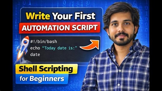 Learn Your First Automation Script in Shell Scripting | Chayan Deokar posted on the topic | LinkedIn