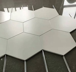[Hot Item] Factory False Ceiling Panels Perforated Metal Ceiling 0.8-1.0 mm Hexagonal
