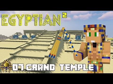 Tuto Egyptian ² : Le Grand Temple Egyptien| 07 - Minecraft Build