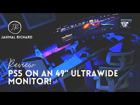 PS5 On A 49 Inch Super Ultra-wide Monitor!