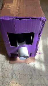Handmade Cardboard Vending Machine 💜