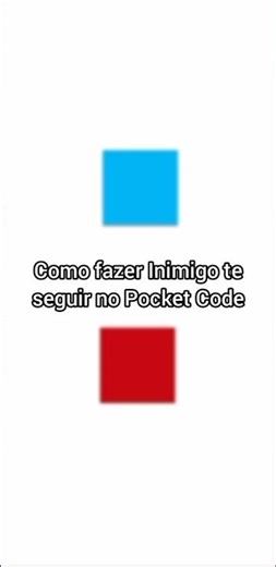 Como fazer inimigo te seguir no Pocket Code #shorts #pocketcode #tutorial
