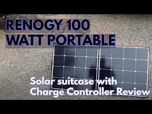 Renogy 100w Eclipse Portable Solar Kit with Charge Controller Product Review