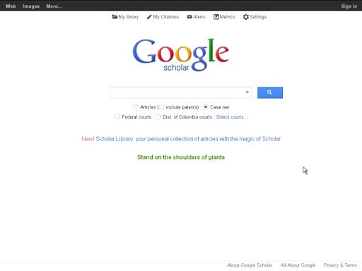 Legal Research Tutorial: Finding Case Law Using Google Scholar