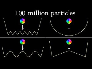 100 Million Particle Ball Dropped in 4k60fps