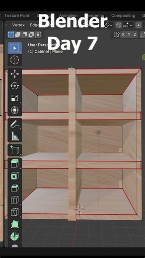 My day 7 learning in blender as an absolute beginner
