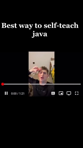 Do you wanna learn Java? This is the best program to teach yourself. #java #computerscience #cs #programming #coding #fyp #csmajor #softwareengineer #programminglife #codinglife #softwaredeveloper #fypシ #fypシ゚viral #fypage #foryoupage #compsci #programminghumor #codingmemes #collegelife #csstudent #learningtocode #learning #college #spring2023 #technology #programmer #tech #computer #coder #code #developer