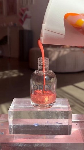 ORLY Color Labs on Instagram: "We’re back with part two of our Metallic series inspired by the new ORLY collection ‘Futurism’ and this time we mixed pink with some of our gold shimmer. We loveeee how this one turned out, perfect for any season!"