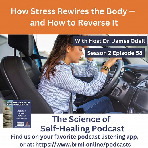 In case you missed this episode, stress is a powerful biological force that changes your body and brain, keeping your systems on high alert and sometimes imprinting trauma deep in your tissues. Healing happens when you create safety, rest, and connection—allowing your body's chemistry and nervous system to recalibrate toward resilience. Follow the link in comments to reverse the stress in you! | BRMI | Facebook