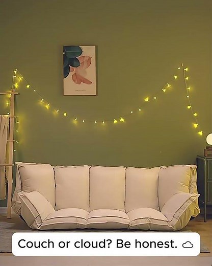 Product Link in Bio ( # 2450 ) ✅ Modern Floor Reclining Japanese Futon Sofa Bed