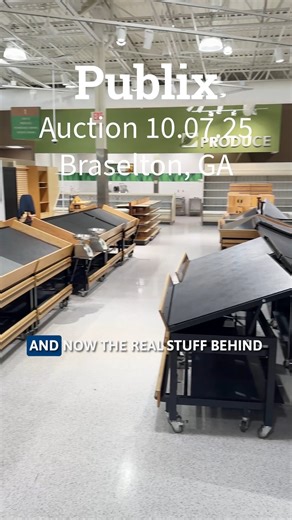 Next week's Braselton auction is basically a peek behind the grocery store curtain. Walk-in coolers, checkout lanes with working belts, bakery tables, candy merchandisers, and even those oddly satisfying finds like wooden nesting tables and portable shelving all going to new homes. Monday's 3-6 PM preview is where you get to walk through and see the real backbone of grocery operations up close. There's something weirdly satisfying about seeing all the equipment that shoppers never notice—the ref