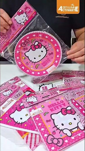 Nueva Línea de Cumpleaños Hello Kitty 🎀 | Decoración Completa by Cotillón Activarte