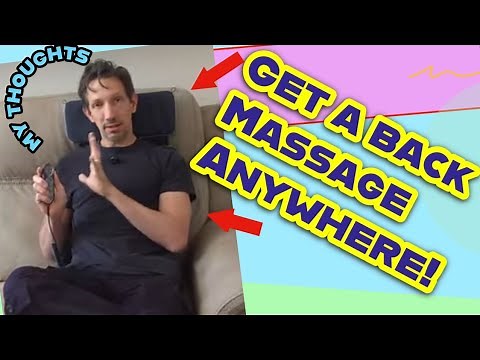 Mountrax Back Massager Review 🔥 | Deep Tissue Chair Cushion for Full Back Relief!