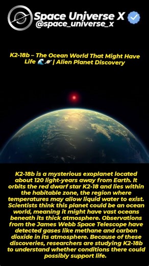 K2-18b – The Ocean World That Might Have Life 🌊🪐 | Alien Planet Discovery