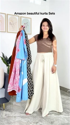 Cotton kurti pant dupatta set, Best Amazon summer wear suits haul