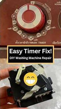 DIY: Replace Washing Machine Timer in 1 Minute! #shorts #youtubeshorts #diybiyciy