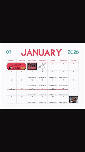 Jan stream schedule #stream #streamers #livenow #gamerbabe19