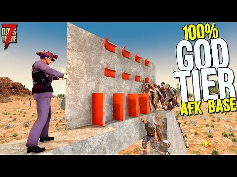 THE NEW SPECIAL BLOCK that makes a 100% GOD TIER AFK BASE! | 7 Days to Die Alpha 20
