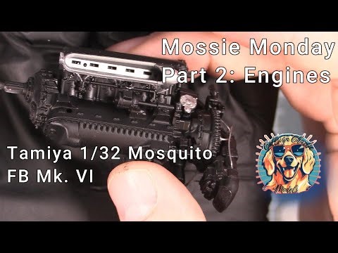 Tamiya 1/32 Dehavilland Mosquito Part 2- Engines