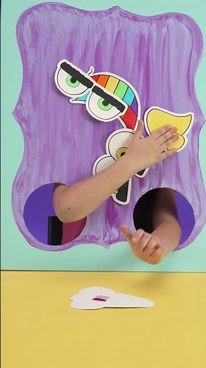 Funny Face Coloring Page Craft #CrayolaCraft #FunnyFace