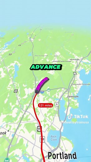 Scenic Train Ride from Massachusetts to Maine