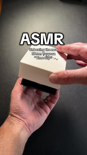 Time for another ASMR! Introducing the new 37mm “Time Slip” Tsuyosa. #watchesoftiktok #citizenwatch #asmr #unboxing