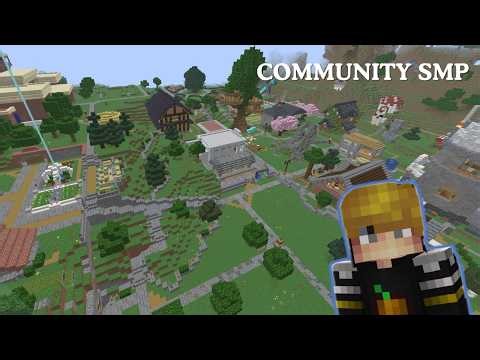 Minecraft Gameplay VOD - Building Castle Wars with the Community on Mossvale SMP