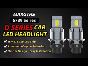 6789 Series D4S D4R D2R D2S LED Headlight Bulbs 6000K Conversion Kit HID Xenon Light Replacement