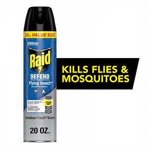 Raid Defend Flying Insect Killer 7, Flying Insect Spray Can, Outdoor Fresh® Scent, 20 oz - Walmart.com