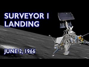 SURVEYOR 1 - Mission Control Audio Reconstruction & Simulation - 1st US Moon Landing (1966/06/02)