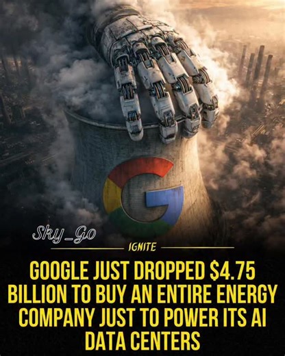 Sky_Go | #Google has reportedly made a massive move in the #energy space by spending around 4.75 billion dollars to acquire an entire energy... | Instagram