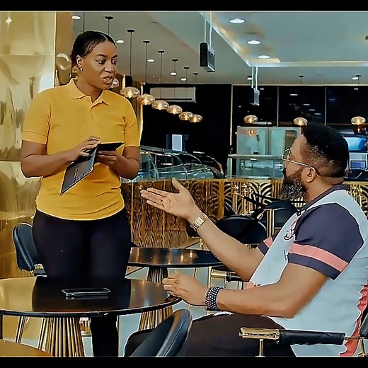 The pretty waitress was just working for the first time at the restaurant and she doesn't know her limit with customers | The Movies