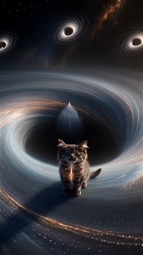 Kitten vs Black Hole… and the Universe Changes Forever 🤯✨”