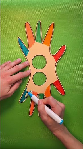 Easy Way to make Carnival Mask 🎭