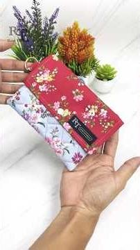 Don’t Throw Away Fabric Scraps! Make This Cute Flap Wallet