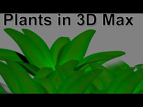 3D Max tutorial:Plants & Vegetation in 3dsmax