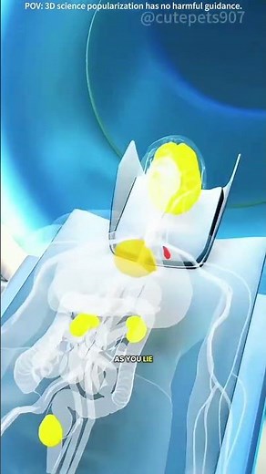 How pet scan works?(3D animation) #science #3danimation #drone #doctor #petctscan #medicalscans