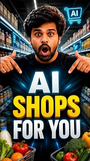 What If AI Did Your Grocery Shopping? 🛒🤖 #future #ai #futuretechnology