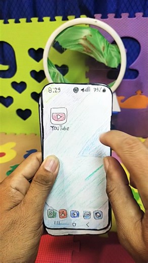 simulation of opening YouTube #smartphone #samsung
