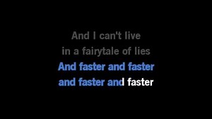 Karaoke Faster - Within Temptation - CDG, MP4, KFN - Karaoke Version