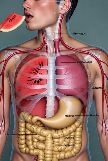 Exploring the Digestive System with Watermelon
