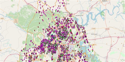 New report, interactive maps spotlight gentrification, wages and poverty in Nashville